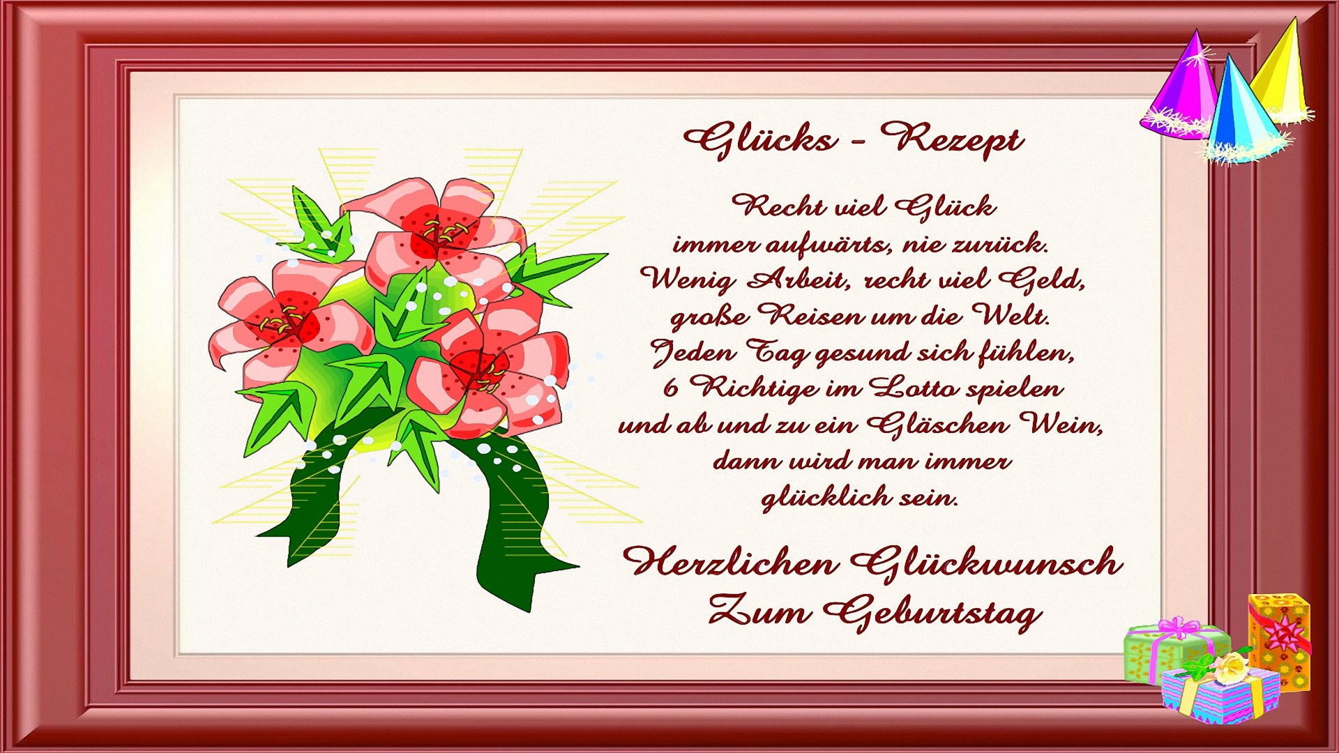Geburtstag Bilder Blumenstrauß